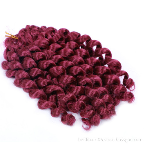 Ringlet Jumpy Wand Curl Crochet Braids Bouncy Jamaican Twist 8inch 20roots